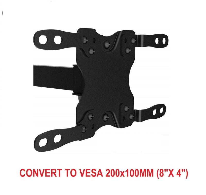Mount Plus 201P Adapter Bracket Convert VESA 100x100mm to VESA 200x200mm and 200x100mm (Fits Most 23" to 42" Flat Panel TV) - Image 3